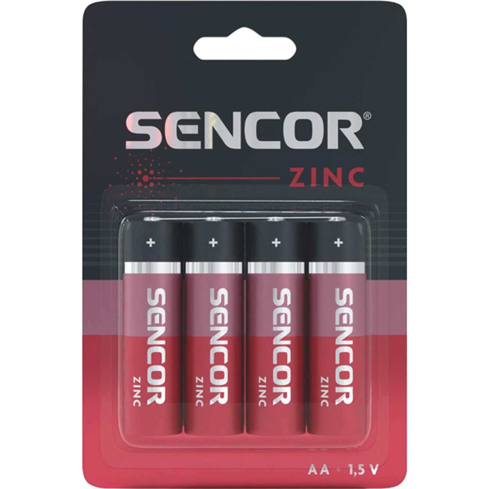 Sencor SBA R6 Cink-szén ceruzaelem AA (4db /csomag)