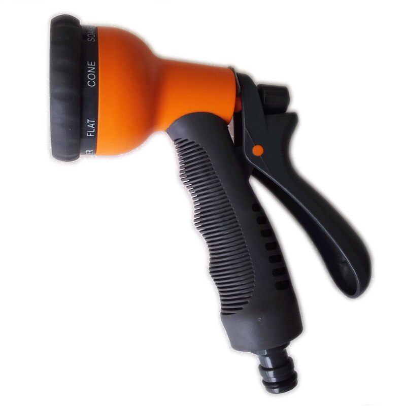 Pistolet d'arrosage multifonction avec buse réglable 8-en-1 pour jardin et entretien :