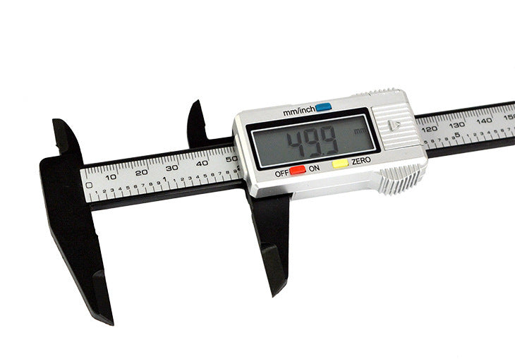 Pied à Coulisse Numérique à Boîtier Métallique, Micromètre Numérique en Fibre de Carbone, 0-150 mm