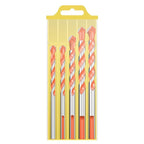 Kit de forets Bawang multifonction – pour carreaux, verre et béton, forets en alliage céramique croix et triangle