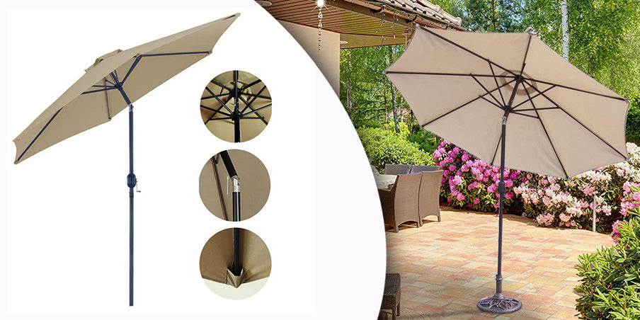 Parasol inclinable de grande taille-3