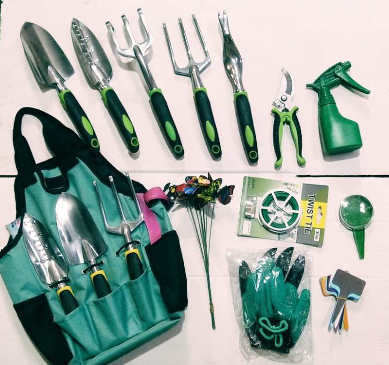 Ensemble d’outils de jardin - Kit complet 13 pièces