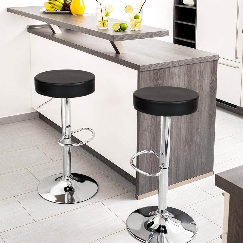 2 tabourets de bar Classic, couleur au choix — noir — 1