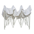 Pavillon de jardin pliable en plusieurs modèles-2,9x4,25 mètres-blanc-pavillon-1