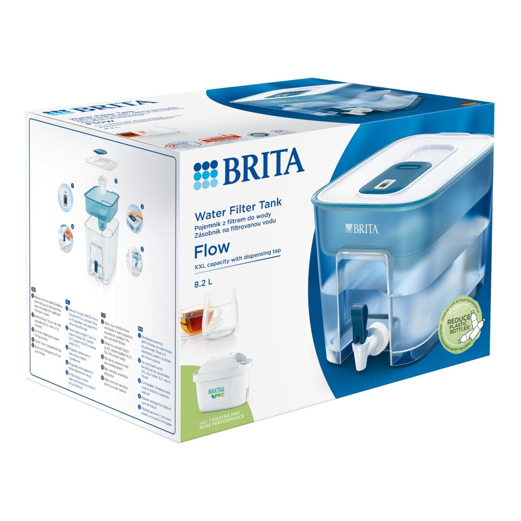 Brita Flow XXL réservoir pour filtre à eau 8,2 L bleu (1052805) (br1052805)