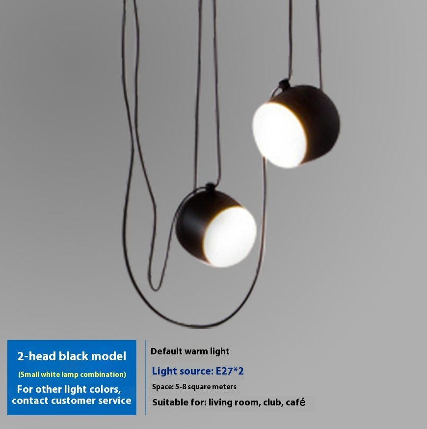 Lustre LED moderne - design élégant en spirale - projecteur