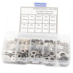 Jeu de rondelles plates en acier inoxydable 304 – tailles M1,6 à M10