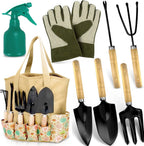 Kit d’Outils de Jardinage en Acier Inoxydable