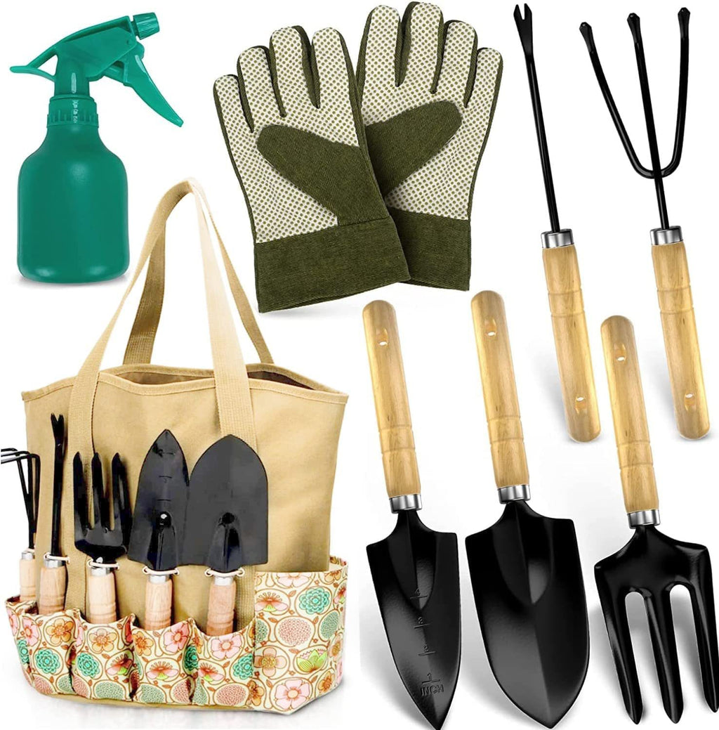 Kit d’Outils de Jardinage en Acier Inoxydable