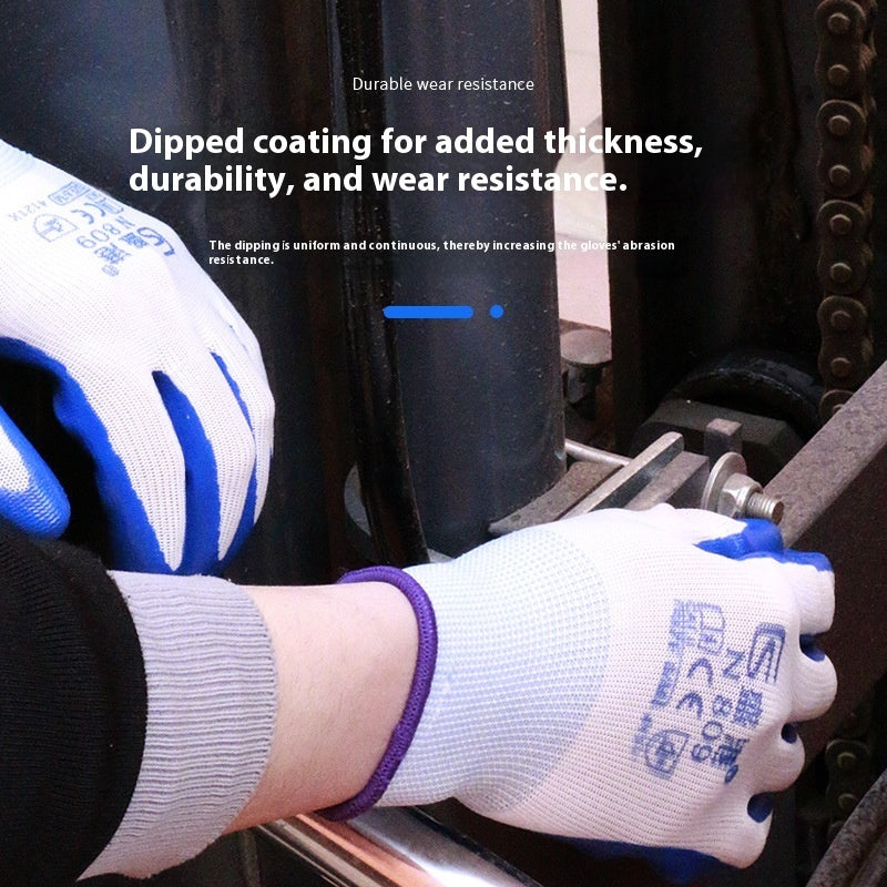 Gants de protection en nitrile – antidérapants, résistants, compatibles écran tactile