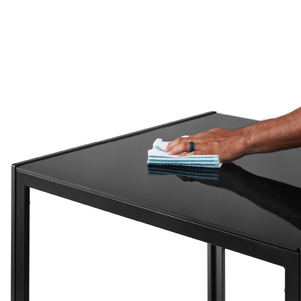 Ensemble repas chaises 2 places avec table en verre