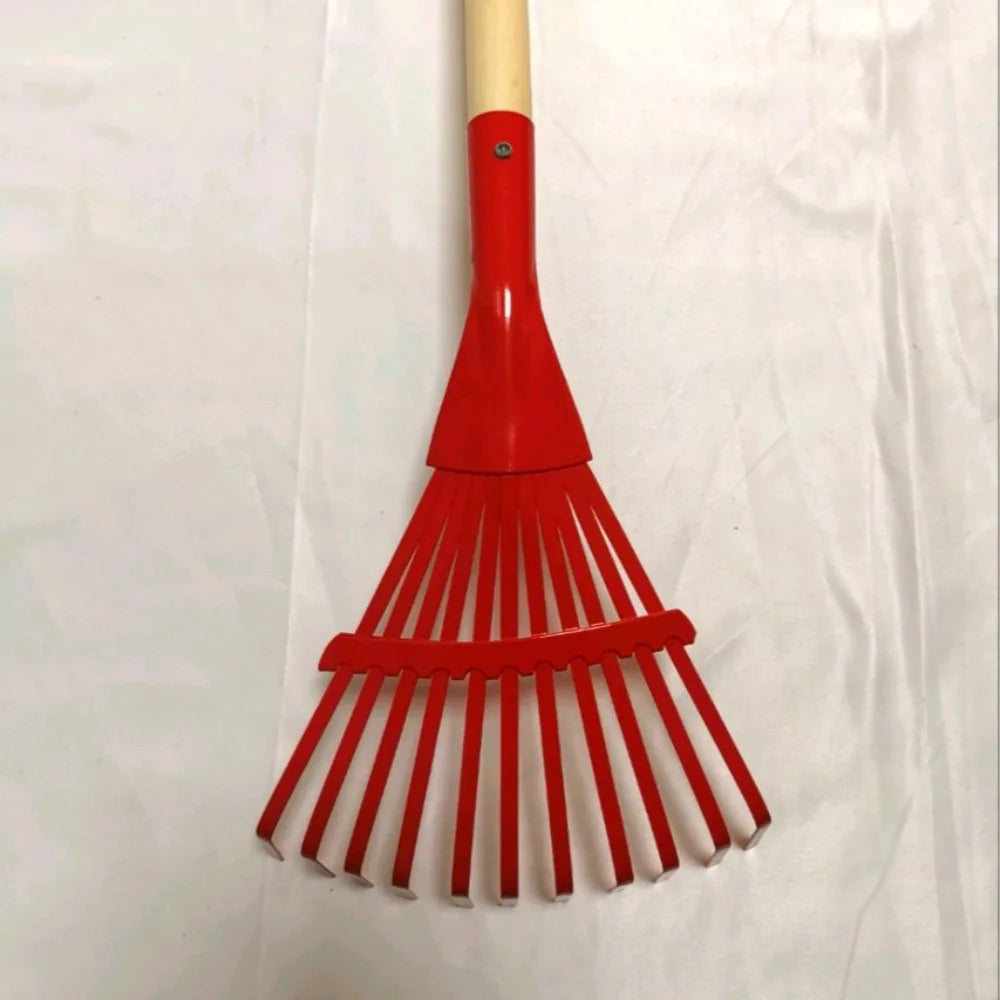 Râteau en acier à haute teneur en carbone, râteau à feuilles, râteau pour feuilles mortes, râteau métallique pour jardin, pelouse et cour, matériel agricole et outils