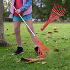 Râteau en acier à haute teneur en carbone, râteau à feuilles, râteau pour feuilles mortes, râteau métallique pour jardin, pelouse et cour, matériel agricole et outils