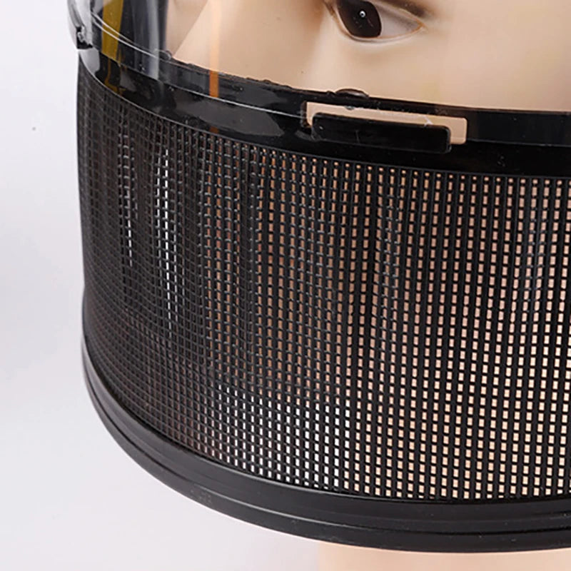 Casque de protection visière grillagée — Débroussailleuse, tronçonneuse et travaux forestiers