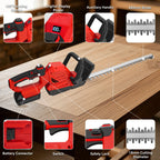 Taille-haies électrique sans balais 3000 tr/min, sans fil et portable, coupe-buissons, tondeuse à gazon, outils de jardin et de cour — compatible avec batterie Milwaukee 18 V