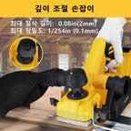 Rabot sans fil portatif compatible avec les batteries DeWalt 18V/20V, rabot électrique à moteur brushless pour la coupe du bois (outil seul)