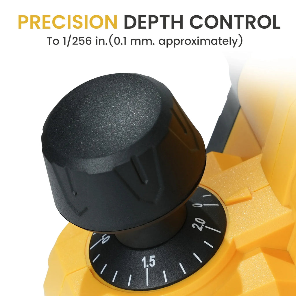 Rabot sans fil portatif compatible avec les batteries DeWalt 18V/20V, rabot électrique à moteur brushless pour la coupe du bois (outil seul)