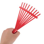 Râteau en acier à haute teneur en carbone, râteau à feuilles, râteau pour feuilles mortes, râteau métallique pour jardin, pelouse et cour, matériel agricole et outils
