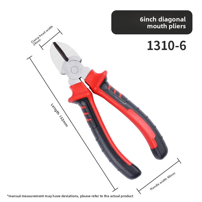Pinces pour fils électriques à grande ouverture, tranchantes, outil multifonction pour couper, tordre et saisir des fils métalliques — outil industriel robuste