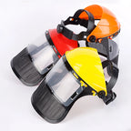 Casque de protection visière grillagée — Débroussailleuse, tronçonneuse et travaux forestiers