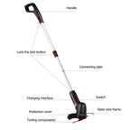 1 PC Neuf — Coupe bordure à main rechargeable pour jardin, pelouse et usage agricole, outil d'élagage domestique.