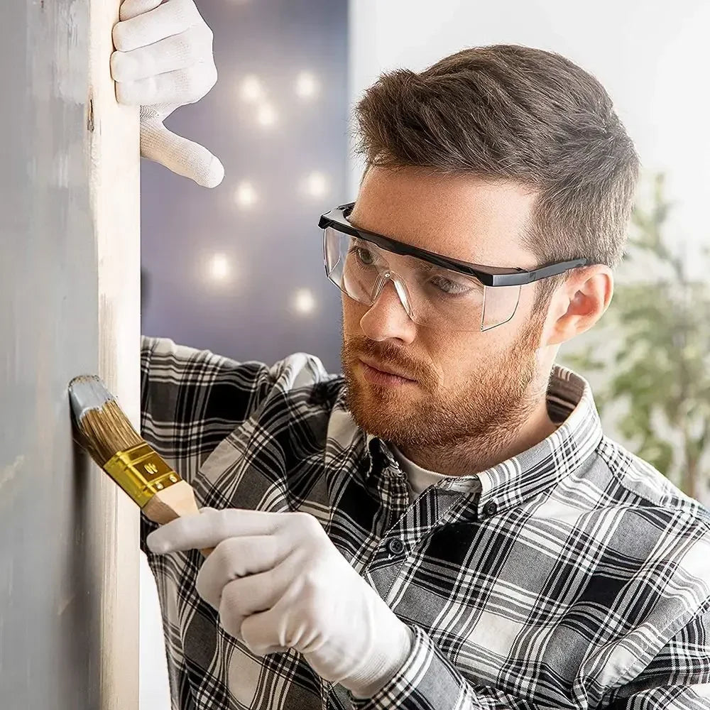 Lunettes de protection sur-lunettes — Vision large pour atelier, bricolage et mécanique
