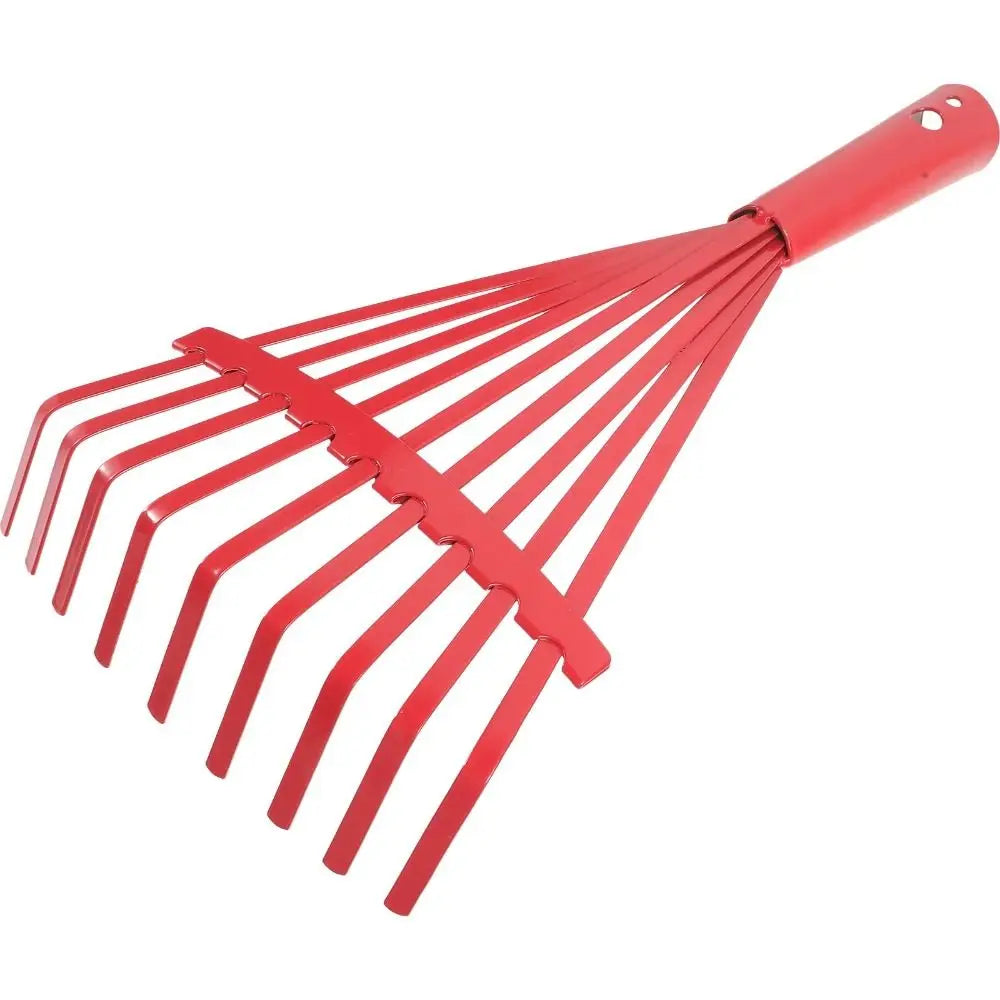 Râteau en acier à haute teneur en carbone, râteau à feuilles, râteau pour feuilles mortes, râteau métallique pour jardin, pelouse et cour, matériel agricole et outils