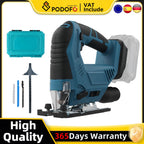Scie sauteuse sans fil 18V 300W — Coupe bois, métal et plastique (sans batterie)