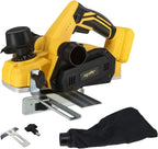 Rabot sans fil portatif compatible avec les batteries DeWalt 18V/20V, rabot électrique à moteur brushless pour la coupe du bois (outil seul)