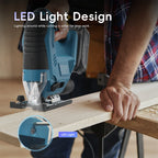 Scie sauteuse sans fil 18V 300W — Coupe bois, métal et plastique (sans batterie)