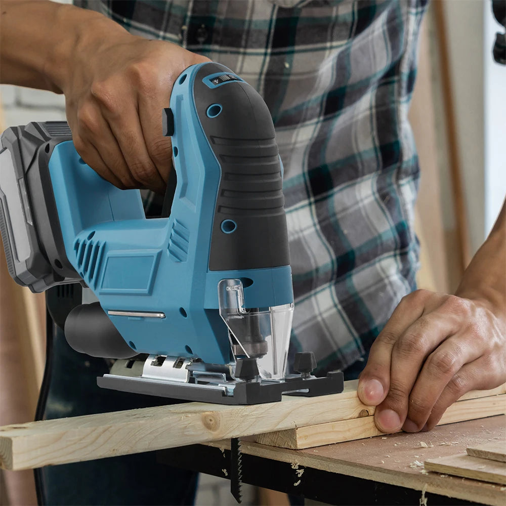 Scie sauteuse sans fil 18V 300W — Coupe bois, métal et plastique (sans batterie)