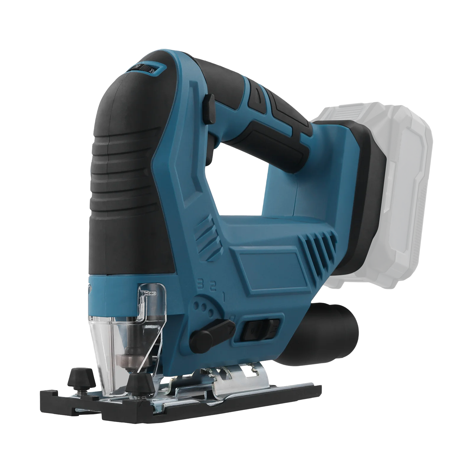 Scie sauteuse sans fil 18V 300W — Coupe bois, métal et plastique (sans batterie)