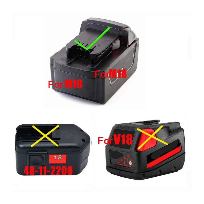 Lampe LED pour DeWalt, Milwaukee, Makita, Bosch — Projecteur sur batterie 18V pour travail extérieur, pêche, usage portatif et d'urgence (lampe-outil)
