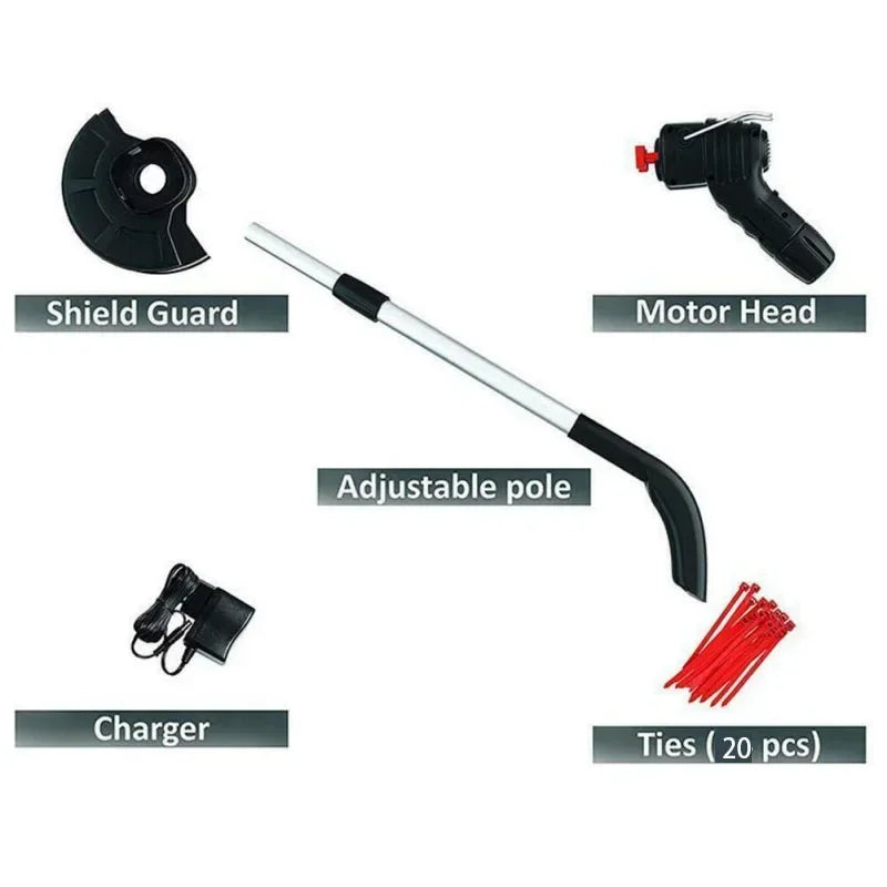 1 PC Neuf — Coupe bordure à main rechargeable pour jardin, pelouse et usage agricole, outil d'élagage domestique.