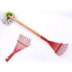 Râteau en acier à haute teneur en carbone, râteau à feuilles, râteau pour feuilles mortes, râteau métallique pour jardin, pelouse et cour, matériel agricole et outils