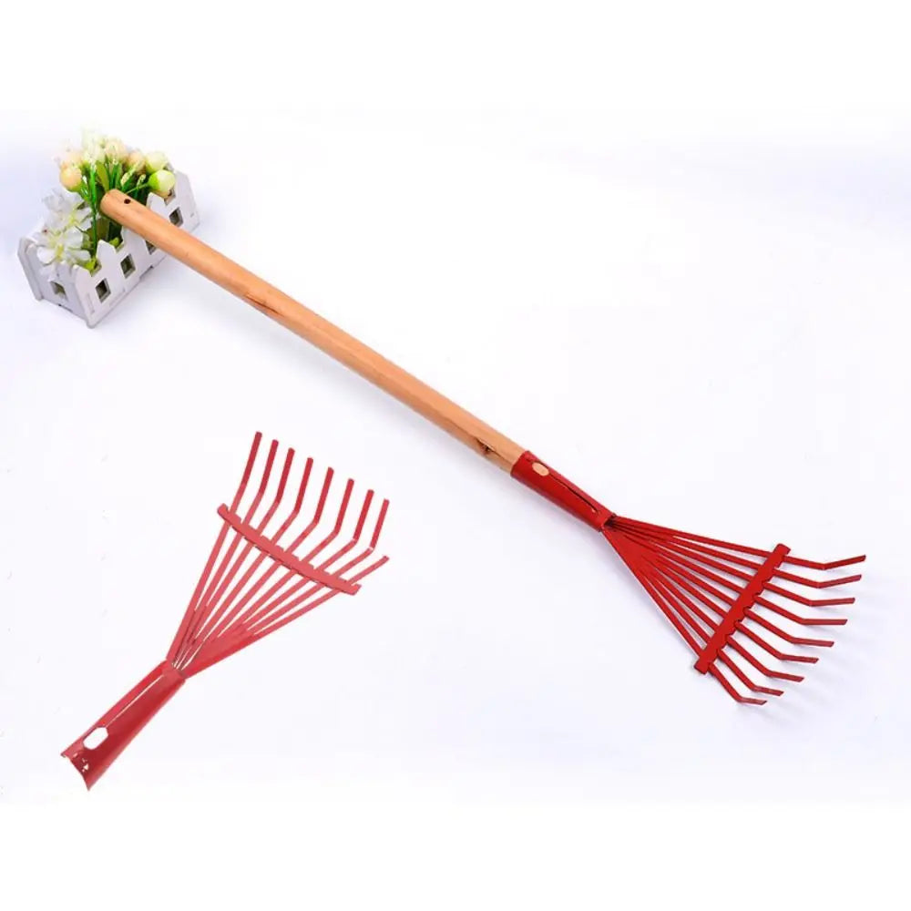 Râteau en acier à haute teneur en carbone, râteau à feuilles, râteau pour feuilles mortes, râteau métallique pour jardin, pelouse et cour, matériel agricole et outils