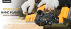 Rabot sans fil portatif compatible avec les batteries DeWalt 18V/20V, rabot électrique à moteur brushless pour la coupe du bois (outil seul)