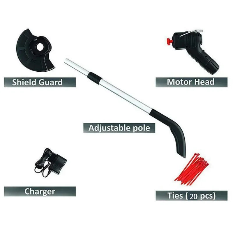 1 PC Neuf — Coupe bordure à main rechargeable pour jardin, pelouse et usage agricole, outil d'élagage domestique.
