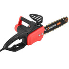 Tronçonneuse filaire haute puissance 12/16 pouces 220 V, portative, moteur sans balais, pour l'abattage et la coupe du bois, usage domestique