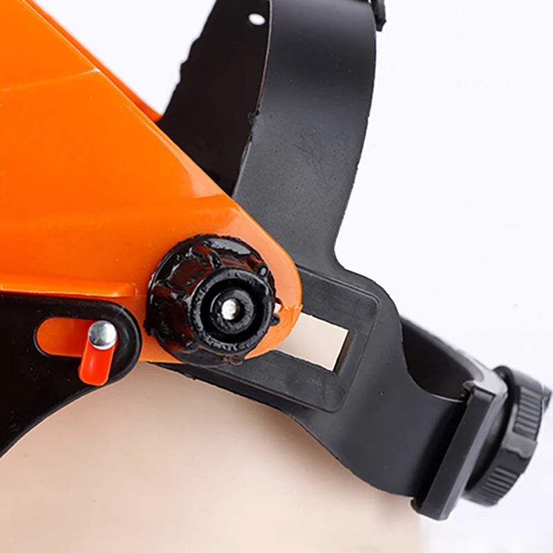 Casque de protection visière grillagée — Débroussailleuse, tronçonneuse et travaux forestiers