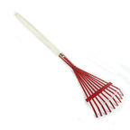 Râteau en acier à haute teneur en carbone, râteau à feuilles, râteau pour feuilles mortes, râteau métallique pour jardin, pelouse et cour, matériel agricole et outils
