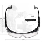 Lunettes de protection sur-lunettes — Vision large pour atelier, bricolage et mécanique