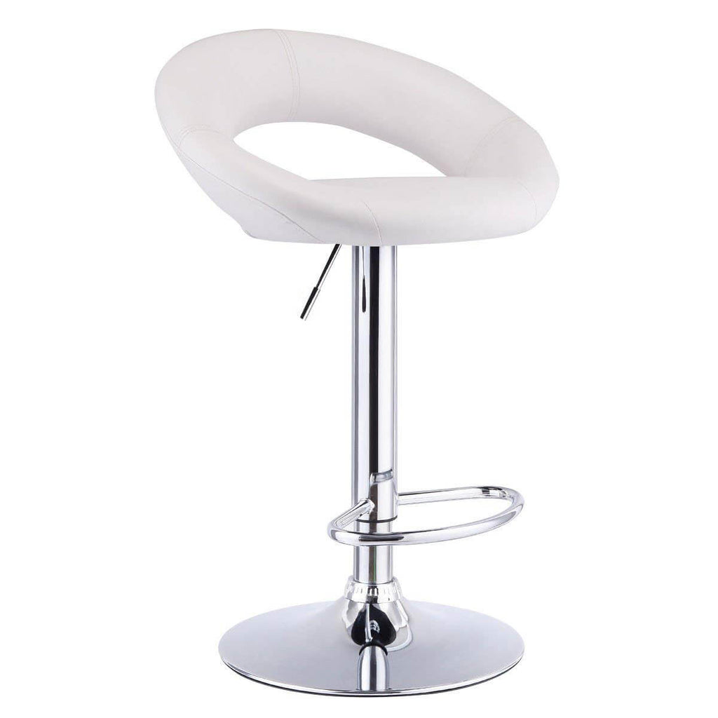 2 tabourets de bar, couleur au choix - blanc - 3