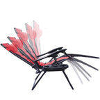 Delux Zéró fauteuil zéro gravité, en plusieurs couleurs - rouge - 4