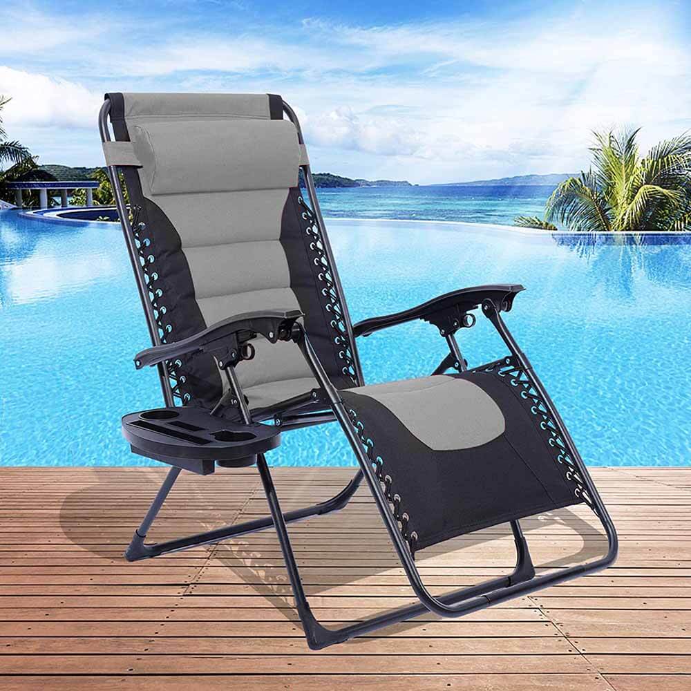 Chaise zéro gravité Delux Zéró, plusieurs couleurs - gris - 1
