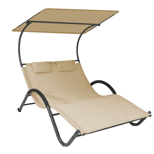 Transat DELUX 2 places en 3 couleurs - beige - 0