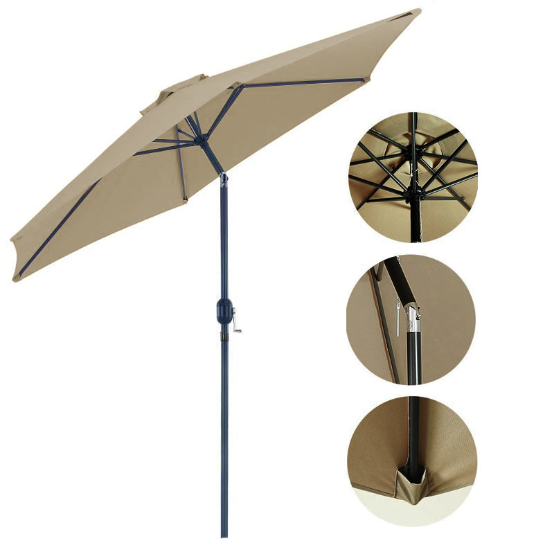 Parasol inclinable, de grande taille-1