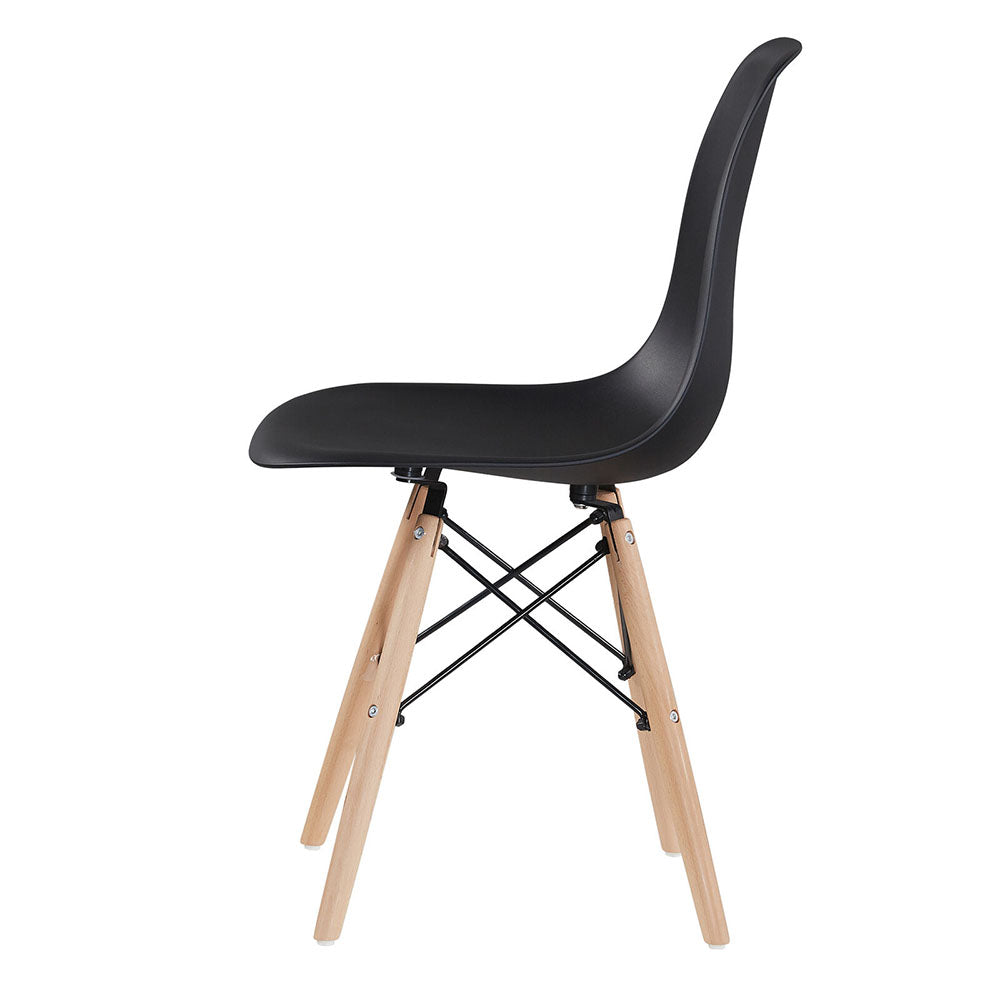 4 chaises à manger modernes, en 4 coloris — noir : 1