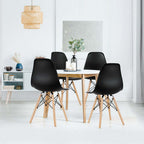 4 chaises à manger modernes, en 4 coloris — noir : 3
