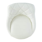 2 tabourets de bar avec dossier, en 2 couleurs - blanc - 3